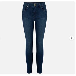 J Brand Alana High Rise Crop Skinny in fix dark blue womens jeans size 32 NWT
